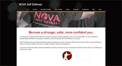 Desktop Screenshot of novaselfdefense.com